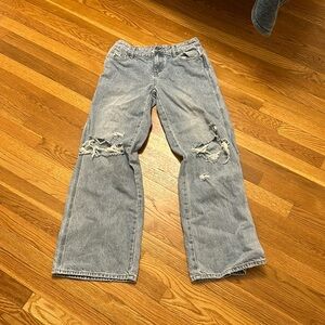 Pacsun Low Rise Baggy Ripped Jeans